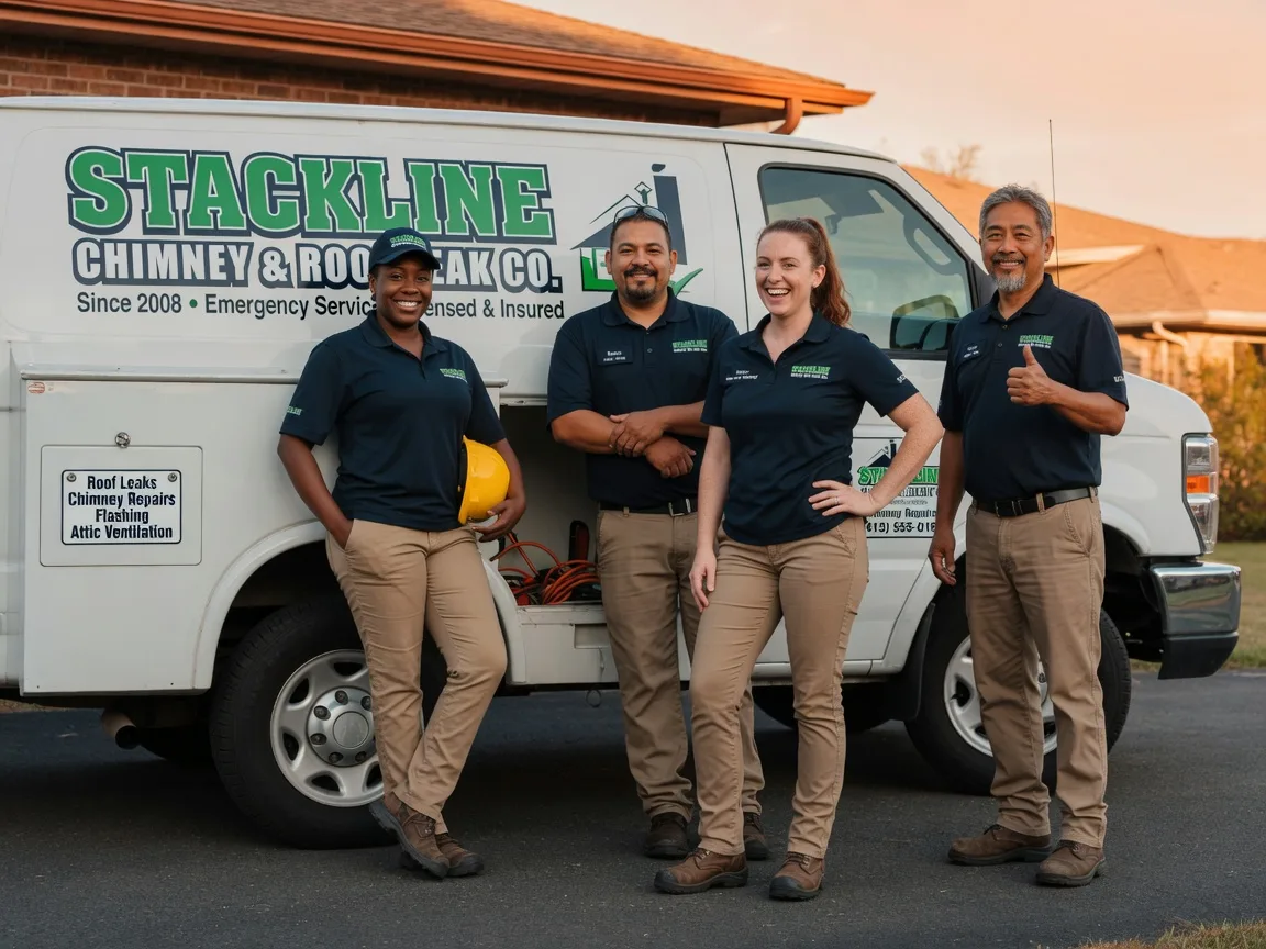 Chimney flashing repair company in Clinton, IL